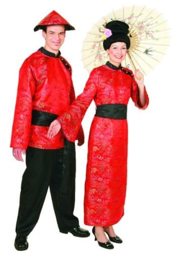 Chinesin : Kleid und Gürtel - 2