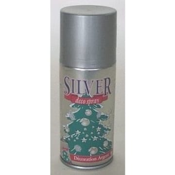 Deko-Spray SILBER 150ml-Dose, Dekofarbe silberne Sprühfarbe - 1