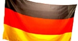 Flagge: Deutschland-Fahne mit Metallösen, Polyester, 150 x 90 cm - 1