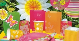 Windlichter: Papier-Windlichter, Sommer-Blume, 10 cm, 3er-Pack - 2